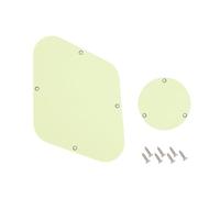 Banworks 3-Ply LP Backplate Cavity Cover & Toggle Switch Rear Plate Cover | Electric Guitar Pickguard Scratch Plate Set for Gibson Standard and Custom Les Paul LP JT/HGB-03 Vintage Green