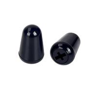 Banworks 3 Way Guitar Switch Cap 5 Way Pickup Selector Switch Cap | 3.5mm/4.9mm Switch Knob for Fender/Squier Strat ST Tele Electric Guitars Pack of 2 JT/DWQM-05 Black