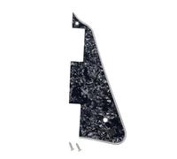 Banworks 4-Ply Electric Guitar Pickguard 2-Hole Import LP Pickguard | Electric Guitar Scratch Plate for Epiphone EPI Les Paul LP JT/HB-06 Black Pearl