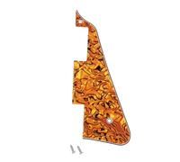 Banworks 4 Ply Les Paul Pickguard LP Pickguard Scratch Plate 2-Hole Electric Guitar Pickguard for Epiphone EPI Les Paul LP JT/HB-06 Tiger Spot Shell