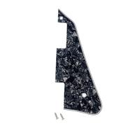 Banworks 4 Ply Les Paul Pickguard LP Pickguard Scratch Plate 2-Hole Electric Guitar Pickguard for USA Gibson Les Paul LP JT/HB-05 Black Pearl