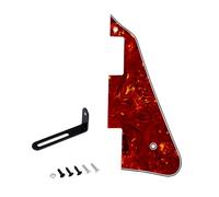 Banworks 4-Ply USA LP Pickguard with Stainless Steel Pickguard Bracket | LP Pickguard Scratch Plate 2-Hole Electric Guitar Pickguard for USA Gibson Les Paul LP JT/HBTZ-01 Brown Tortoiseshell