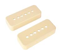 Banworks 49.2mm/1.937" P90 Pickup Covers Imperial P-90 Soapbar Pickup Cover | Neck/Bridge Guitar Pickup Covers for Gibson Les Paul LP Electric Guitar Pack of 2 JT/SYQG-26 Cream