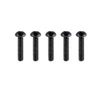 Banworks #6-32 UNC × 5/8" Tele Bridge Pickup Mounting Screws Pickup Adjustment Screws Strat/Tele Switches Screws for Mex/USA Vintage & Modern Fender Telecaster Tele TL Pack of 5 JT/SYQLS-06 Black