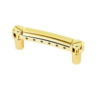 Banworks 6-String Fixed Bridge Tailpiece 52.5mm (2-1/16") Tune-o-matic Stop Tailpiece for Epiphone EPI LP Les Paul/SG Electric Guitars JT/LXB-01 Golden