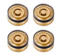 Banworks '60s Guitar Control Knobs Imperial 24-Spline Knobs 6mm (15/64") | 2 Tone and 2 Volume Knobs Speed Knobs Top Hat for Gibson Les Paul SG Electric Guitars Pack of 4 JT/XN-08 Golden