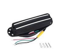 Banworks Alnico 5 Hot Rails Humbucker High Output 13.2K Guitar Humbucker Pickup Fiber Bobbin Hot Dual Rail Single-Coil-Sized Pickup for Stratocaster Strat ST Electric Guitar JT/SYQ-03