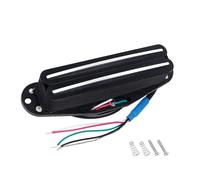 Banworks Alnico 5 Hot Rails Humbucker Medium Output 9.0K Guitar Humbucker Pickup Fiber Bobbin Hot Dual Rail Single-Coil-Sized Pickup for Stratocaster Strat ST Electric Guitar JT/SYQ-03