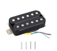 Banworks Alnico 5 Humbucker Pickup 16.6K High Output 52mm Bridge Pickup Uncovered Double Coil Pickup Brass Bobbin for Electric Guitar JT/SYQ-04