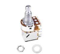 Banworks Aluminium B500K M8 Thread Push Pull Guitar Pots Metric Sized 18-Spline Split Long Shaft (18mm Length) Linear Taper Potentiometers for Squier, Epiphone, Ibanez, ESP Electric Guitar JT/XNQ-24