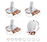Banworks B500K M8 Thread Guitar Pots Full Sized Metric 18-Spline Pots | 15mm Length Split Shaft Linear Taper Potentiometer with Sealed-Back for Epiphone Les Paul/SG Squier Strat/Tele 4Pcs JT/XNQ-10