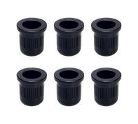 Banworks Bass String Mounting Ferrules 9.8mm (25/64") String Through Body Ferrule for Bass Guitar Pack of 6 JT/CXK-02 Black
