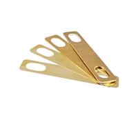 Banworks Brass Guitar Neck Shims Guitar Neck Plate, Precision Gauge Shim Set for Bolt-On Neck Angle Adjustment, Compatible with Fender Stratocaster/Telecaster & Bass Guitars Pack of 4 JT/JQB-04