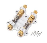 Banworks Brass Tremolo Stabilizer Double Tremolo Arming Adjuster Electric Guitar Dual Tremolo Bridge Stopper Stabilizer for Electric Guitar Tremolo Systems JT/WDXT-01