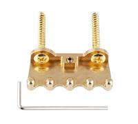 Banworks CNC Processed Electric Guitar Tremolo Bridge Brass Spring Claw Reinforced Full Solid Brass Hook 34mm Mounting Hole Spacing With Screws For Fender Ibanez Tremolo Bridge Systems JT/QQZG-01