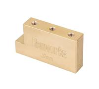 Banworks CNC Processed Guitar Tremolo Bridge Brass Block 32mm Height L Shaped Solid Brass Tremolo Block for Floyd Rose FR Locking Tremolo Bridge JT/QQDZ-01