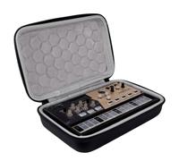 Banworks Custom PU Hardshell Travel Case for All KORG Volca Series | Analog Synth Protective Carry Case, Sampler Sequencer/Drum Machine Storage Protective Bag JT/HCQSNB-08 (Case Only, 1 Piece)
