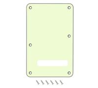 Banworks Electric Guitar Backplate 3 Ply 6-Hole Trem Tremolo Cavity Cover for USA/Mexican Fender Standard Stratocaster Strat ST JT/HGB-01 Mint