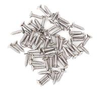 Banworks Electric Guitar Bass Back Plate Screws Set 3mm (1/8") Phillips Oval Head Pick Guards Scratch Plate Mounting Screws Pack of 50 JT/LSD-01 Chrome