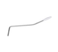 Banworks Electric Guitar Tremolo Arm Metric M6 Whammy Bar with 5.8mm (15/64") Thread for Tremolo Bridges of Squier Strat ST Guitars Made in China and Indonesia JT/YB-01 Chrome with White Tip