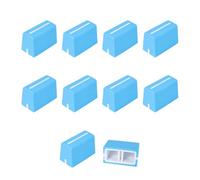 Banworks Fader Knobs Replacement Fader Cap Slider 4mm (0.16") Inner Hole Diameter for DJ Controller Mixer Console Pioneer DJM/DDJ/XDJ Denon Numark AKAI RANE VESTAX Pack of 10 JT/TGM-01 Blue-White