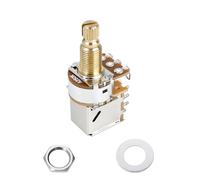 Banworks Full Brass A250K M8 Thread Push Pull Guitar Pots Metric Sized 18-Spline Split Long Shaft (18mm Length) Audio Taper Potentiometers for Squier, Epiphone, Ibanez, ESP Electric Guitars JT/XNQ-26
