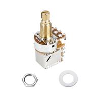 Banworks Full Brass B250K M8 Thread Push Pull Guitar Pots Metric Sized 18-Spline Split Long Shaft (18mm Length) Linear Taper Potentiometers for Squier, Epiphone, Ibanez, ESP Electric Guitar JT/XNQ-26