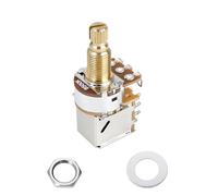 Banworks Full Brass B500K M8 Thread Push Pull Guitar Pots Metric 18-Spline | 18mm Length Split Shaft Linear Taper Guitar Potentiometers for Squier/Epiphone/IBZ/ESP Electric Guitars 1Pc JT/XNQ-26
