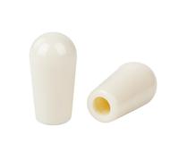 Banworks Guitar 3-Way Toggle Switch Tip USA Threaded SAE #8-32" Pickup Selector Switch Caps Toggle Switch Knob Tip Caps for Gibson Les Paul LP SG Electric Guitars Pack of 2 JT/DWQM-07 Vintage White