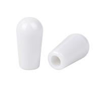 Banworks Guitar 3-Way Toggle Switch Tip USA Threaded SAE #8-32" Pickup Selector Switch Caps Toggle Switch Knob Tip Caps for Gibson Les Paul LP SG Electric Guitars Pack of 2 JT/DWQM-07 White