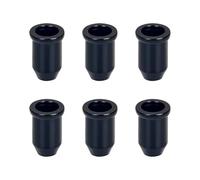 Banworks Guitar String Mounting Ferrules 6.4mm (1/4") Vintage String Through Body Ferrule for Telecaster Tele Guitars Pack of 6 JT/CXK-01 Black