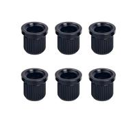 Banworks Guitar String Mounting Ferrules 8mm (5/16") String Through Body Ferrule for Tele or Hardtail Strat ST Pack of 6 JT/CXK-04 Black