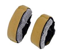 Banworks Guitar String Mute Strap, Fret Wraps String Dampener, Noise Reducer for Electric and Bass Guitars, Short 18.5 cm (7.28 inch), Long 20.5 cm (8.07 inch), Pack of 2, JT/SYD-01, Mustard Yellow