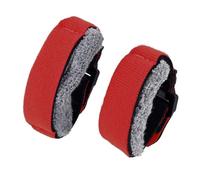 Banworks Guitar String Mute Strap, Fret Wraps String Dampener, Noise Reducer for Electric and Bass Guitars, Short 18.5 cm (7.28 inch), Long 20.5 cm (8.07 inch), Pack of 2, JT/SYD-01, Red
