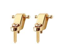 Banworks Guitar String Tree Retainers Standard Roller String Guides Retainer for Fender/Squier Stratocaster Strat ST Tele Electric Guitars Pack of 2 JT/YXK-05 Golden