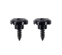 Banworks Guitar String Tree Retainers Vintage 52' Tele Round Slotted String Retainer 50's F String Trees Retainer Guides for Fender Telecaster Tele TL Electric Guitars Pack of 2 JT/YXK-07 Black