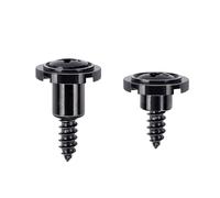 Banworks Guitar String Tree Retainers Vintage 52' Tele Round Slotted String Retainer Guides for Fender Telecaster Tele TL Electric Guitars Pack of 2 (One Higher and One Lower) JT/YXK-06 Black