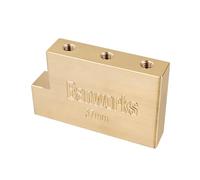Banworks Guitar Tremolo Bridge Brass Block 37mm Height L Shaped Solid Brass Tremolo Block for Floyd Rose FR Locking Tremolo Bridge JT/QQDZ-01