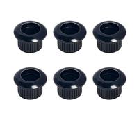 Banworks Guitar Tuning Peg Conversion Bushing Guitar String Tuning Machine Washer Adapter Ferrules 6mm to 8mm Pack of 6 JT/XNZT-01 Black