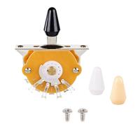 Banworks Guitar Vintage 3-Way Blade Switch 3 Position Pickup Selector Lever Switch with 3 Tips for Fender/Squier Stratocaster Strat ST Telecaster Tele Style Electric Guitar JT/DWQ-05