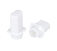 Banworks Guitars 3-Way/5-Way Toggle Switch Tip 3.5mm/4.9mm Cross Slot Pickup Selector Switch Caps Barrel Switch Knob Tip for Fender Squier Telecaster Tele Electric Guitars Pack of 2 JT/DWQM-08 White