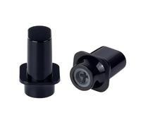 Banworks Guitars 3-Way/5-Way Toggle Switch Tip 3.5mm/4.9mm Cross Slot Pickup Selector Switch Caps Barrel Switch Knob Tip for Fender Squier Telecaster Tele Electric Guitars Pack of 2 JT/DWQM-08 Black
