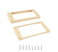 Banworks Humbucker Rings Plastic Slanted Top Curved Bottom Humbucker Covers | Neck 5-7mm & Bridge 8.8-10mm Guitar Pickup Frame for Epiphone Les Paul LP Electric Guitar Pack of 2 JT/SYQG-24 Cream