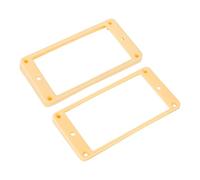 Banworks Humbucker Rings Plastic Slanted Top Curved Bottom Humbucker Pickup Covers 3.5x6mm + 7.5x10mm Guitar Pickup Frame for Epiphone Les Paul LP Style Electric Guitars Pack of 2 JT/SYQG-20 Cream