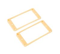 Banworks Humbucker Rings Plastic Slanted Top Curved Bottom Humbucker Pickup Covers 3.5x6mm Guitar Pickup Frame for Les Paul LP Style Electric Guitars Pack of 2 JT/SYQG-19 Cream