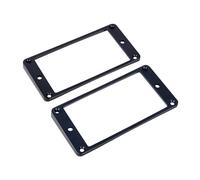 Banworks Humbucker Rings Plastic Slanted Top Curved Bottom Humbucker Pickup Covers 3.5x6mm Guitar Pickup Frame for Les Paul LP Style Electric Guitars Pack of 2 JT/SYQG-19 Black
