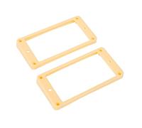 Banworks Humbucker Rings Plastic Slanted Top Curved Bottom Humbucker Pickup Covers 7.5x10mm Guitar Pickup Frame for Epiphone Les Paul LP Style Electric Guitars Pack of 2 JT/SYQG-20 Cream