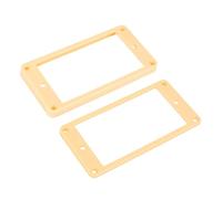 Banworks Humbucker Rings Plastic Slanted Top Flat Bottom Humbucker Pickup Covers 3x4.3mm + 7x8.5mm Guitar Pickup Frame for Epiphone Les Paul LP Style Electric Guitars Pack of 2 JT/SYQG-23 Cream