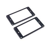 Banworks Humbucker Rings Plastic Slanted Top Flat Bottom Humbucker Pickup Covers 3x4.3mm Guitar Pickup Frame for Les Paul LP Style Electric Guitars Pack of 2 JT/SYQG-21 Black