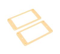 Banworks Humbucker Rings Plastic Slanted Top Flat Bottom Humbucker Pickup Covers 3x4.3mm Guitar Pickup Frame for Les Paul LP Style Electric Guitars Pack of 2 JT/SYQG-21 Cream